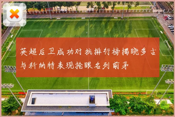 英超后卫成功对抗排行榜揭晓多古与科纳特表现抢眼名列前茅
